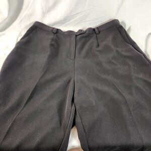 Sag Harbor Womens Stretch Waistband Petite Pants Size 14P Zip and Button Pockets